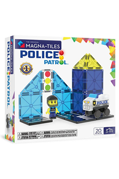 TOYFEST ماجنا تايلز بوليس ديفريتي 20 قطعة