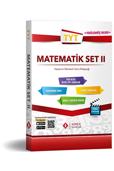 Sonuç Yayınları TYT Matematik Fasikül Modüler Set Kazanım Merkezli Soru Banka...