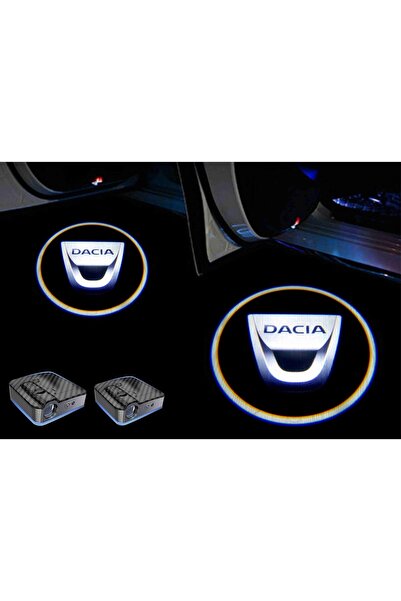Sm Motors Dacia Araçlar İçin Pilli Yapıştırmalı Kapı Altı Led Logo
