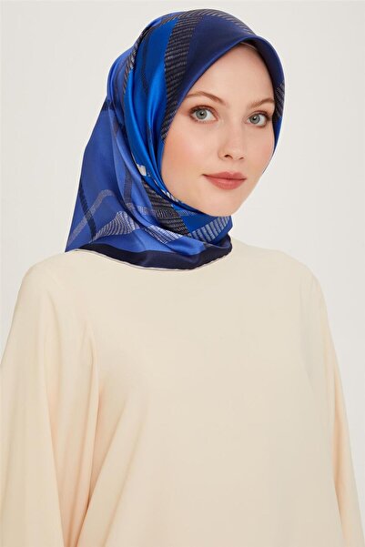 Armine وشاح من الحرير الخالص بنمط هندسي 9206D 84