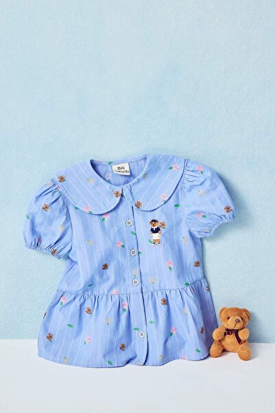 DeFacto Πουκάμισο με αρκουδάκι για κοριτσάκι H2988A526SM