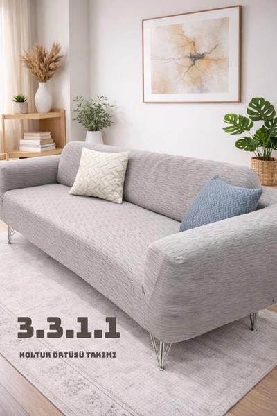 uzhanem 3 3 1 1 Stretch Elastic Stretch Washable Jacquard Σετ κάλυμμα καθίσμα...