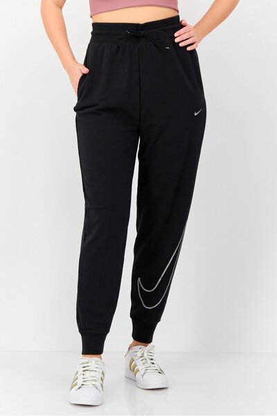 Nike بنطال رياضي رياضي نسائي بمقاس قياسي 7/8، أسود
