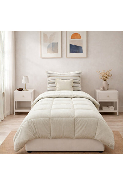 Luna Bueno Sherpa Comforter Tek Kişilik Uyku Seti
