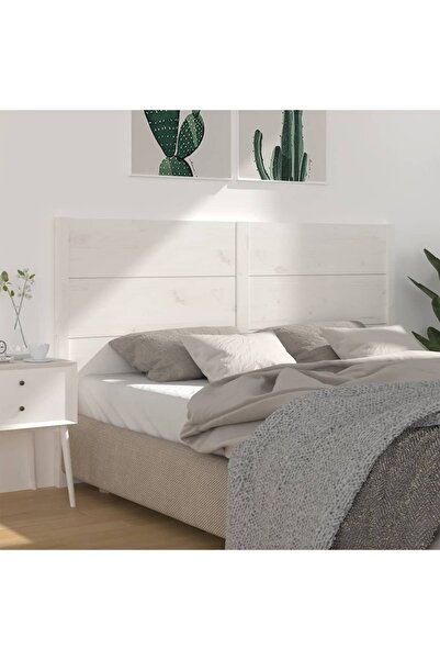 Concept Tăblie de pat, alb, 206x4x100 cm, lemn masiv de pin