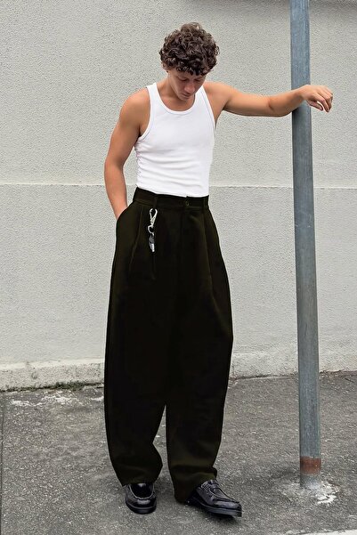 Bershka Piliseli jogger fit baggy pantolon