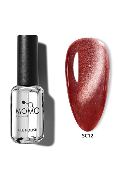 MOMO professional Korean Silky Cat Eye Gel Polish, Kedi Gözü Kalıcı Oje, SC12...