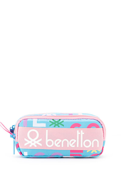 United Colors of Benetton . Θήκη για στυλό για κορίτσια με διπλό διαμέρισμα L...
