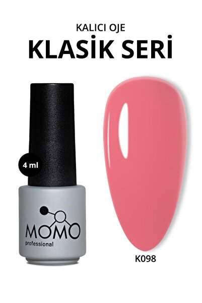 MOMO professional Kalıcı Oje K098, Doğal Pembe, 4 ml