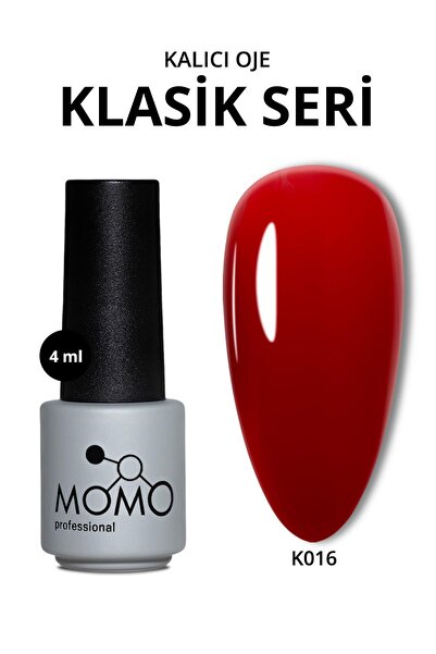 MOMO professional Kalıcı Oje K016, Şarap Kırmızı, 4 ml