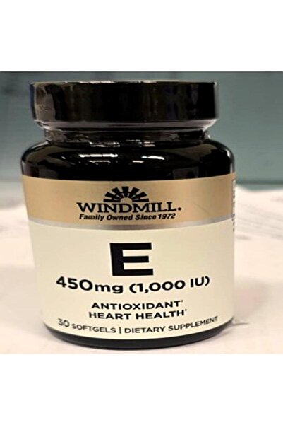 windmill كبسولات جيلاتينية لينة تحتوي على 1000 وحدة دولية من فيتامين هـ، 30 ك...