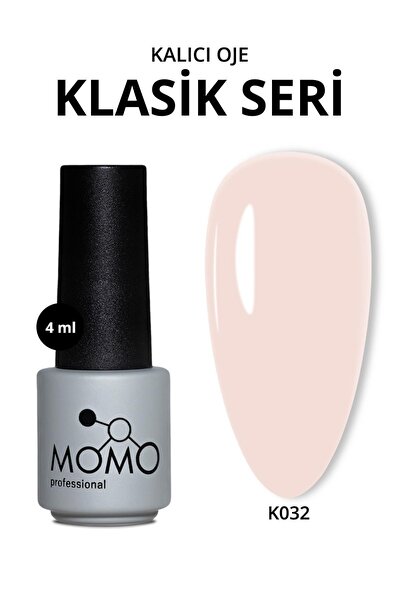 MOMO professional Kalıcı Oje K032, Açık Pudra, 4 ml