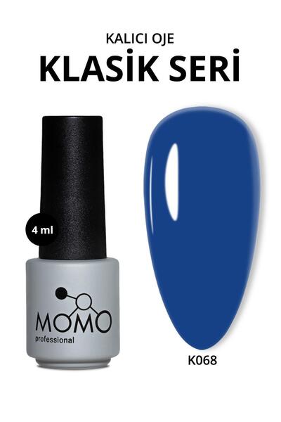 MOMO professional Kalıcı Oje K068, Kobalt Mavisi, 4 ml