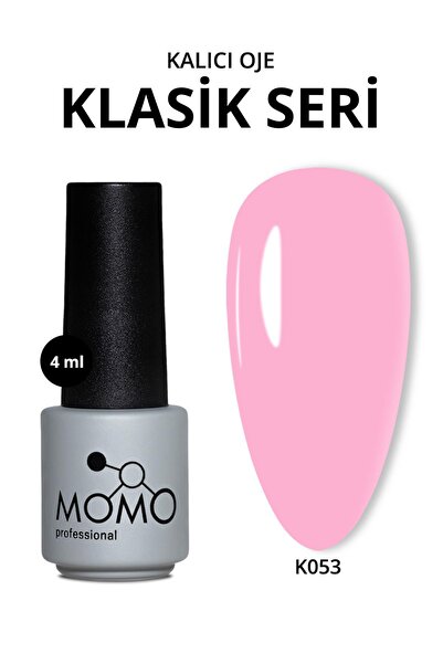 MOMO professional Kalıcı Oje K054, Pamuk Şeker Pembesi, 4 ml