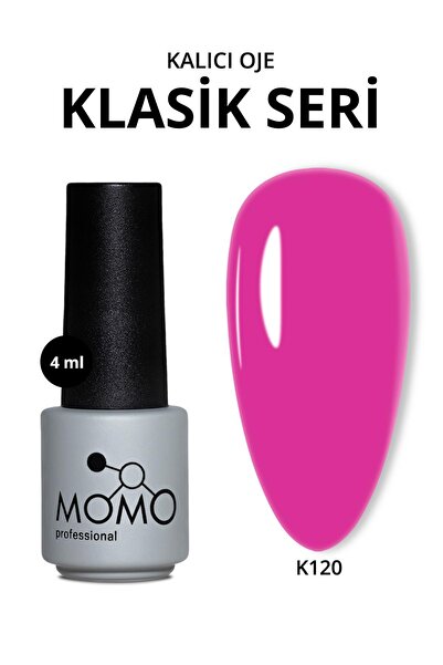 MOMO professional Kalıcı Oje K120, Fuşya, 4 ml