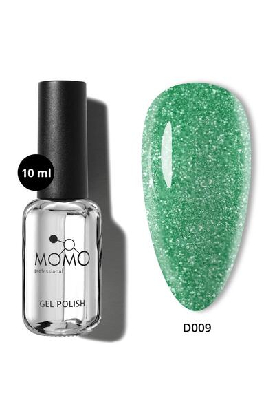 MOMO professional Disco Kalıcı Oje, D009, Yeşil, Reflective Flash Gel Polish,...