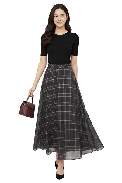 Thiff Γυναικεία καρό φούστα