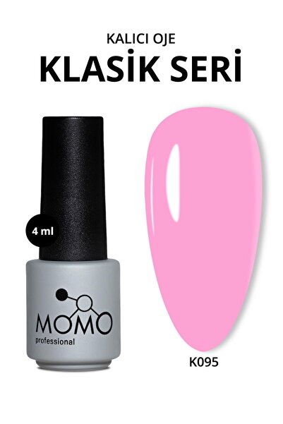 MOMO professional Kalıcı Oje K095, Soğuk Pembe, 4 ml