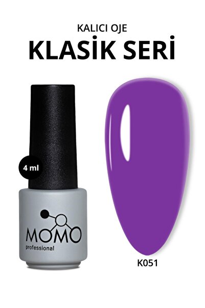 MOMO professional Kalıcı Oje K051, Mor, 4 ml