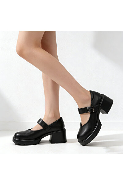 Tmall Pantofi casual de dama,Din piele ecologica,P1256, Negru