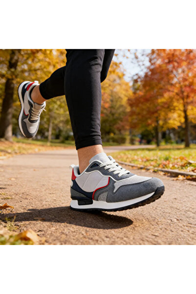 Tmall Pantofi sport bărbătești, material textil, B4052, albastru deschis