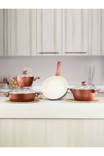 Bonera ΣΕΤ 7 ΤΕΜΑΧΙΩΝ EVEREST ΕΣΩΤΕΡΙΚΟ: ΓΡΑΝΙΤΗΣ ΕΞΩΤΕΡΙΚΟ: ΧΑΛΚΟΣ