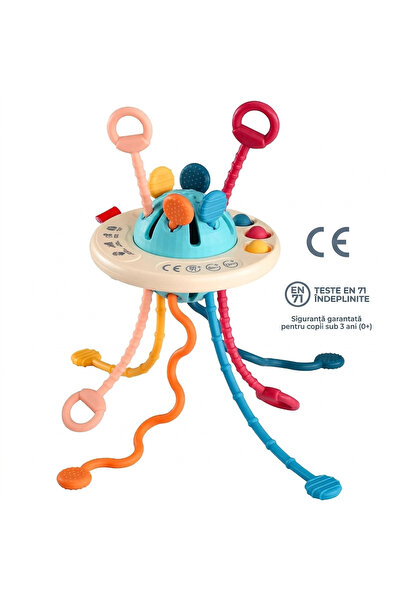 QuTek Jucarie Montessori pentru bebe si copii mici, pentru abilitati motrice,...