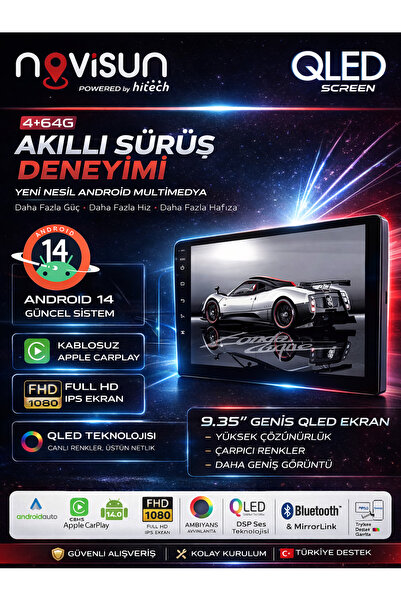 NAVİSUN | NV-5103 | 9.35 inç Yeni Tip Ekran | Android Multimedya Tablet Ekran...