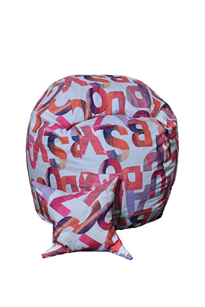 Pufrelax Set Fotoliu Matusalem cu Perna, Material Textil - Scarlet Letters