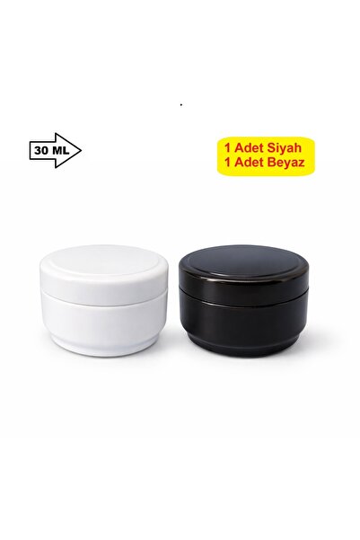 demethome 30 Ml Boş Plastik kutu Pomat-krem-kozmetik-Seyahat-ECZA Kavanozu Ku...