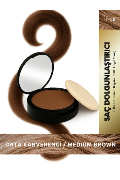 Topaxx Orta Kahve/medium Brown 14gr Suda Çıkmayan Saç Sakal Dolgunlaştırıcı D...