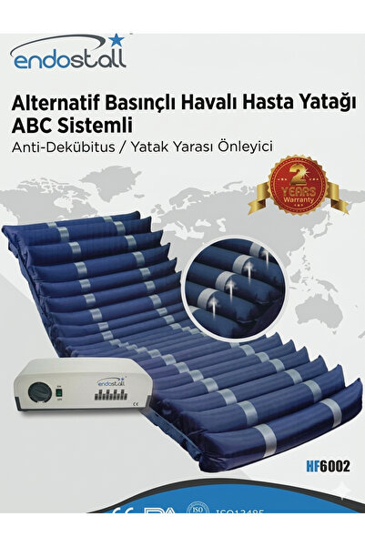 ENDOSTALL HF6002 ABC Sistemli Alternatif Basınçlı Havalı Hasta Yatağı Anti De...