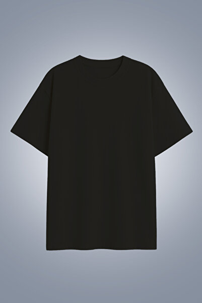 bilcee Γυναικείο μαύρο μπλουζάκι Oversize 4583