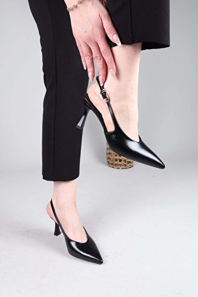 Birikon EVER Παπούτσια με ανοιχτή φτέρνα ΜΑΥΡΑ