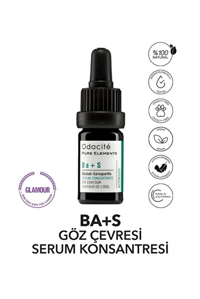 Odacité Ba+S, Baobab + Sarsaparilla Özlü Göz Çevresi Serum Konsantresi 5ml