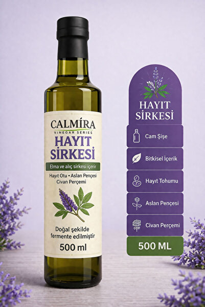 CALMİRA Hayıt Sirkesi 500 ml "Hayıt Otu - Aslan Pençesi - Civan Perçemi"