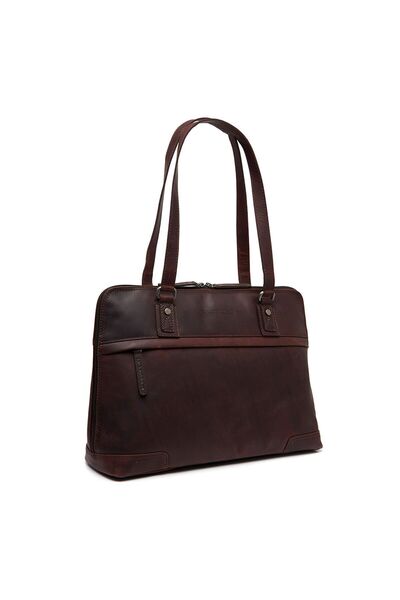 The Chesterfield Brand Branson Schultertasche Leder 37 cm Laptopfach