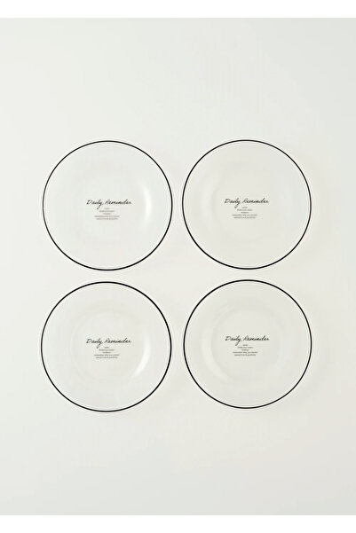 Bella Maison Πιάτο Ζυμαρικών Καθημερινής Υπενθύμισης, Σετ 4 τεμαχίων (19 εκ.)