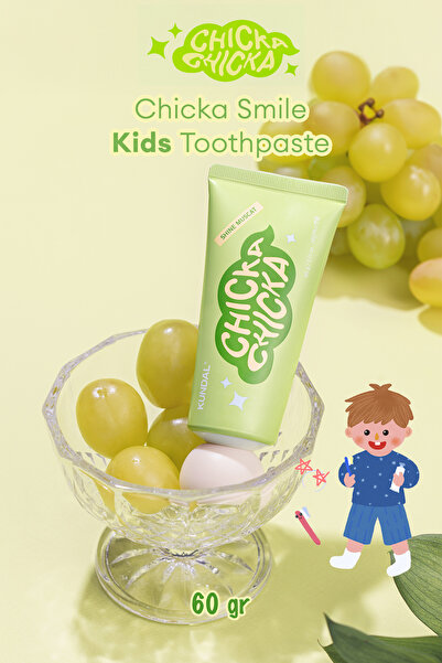 Kundal Colorful, Effective Toothpaste for Children Against Cavities, Chicka S...