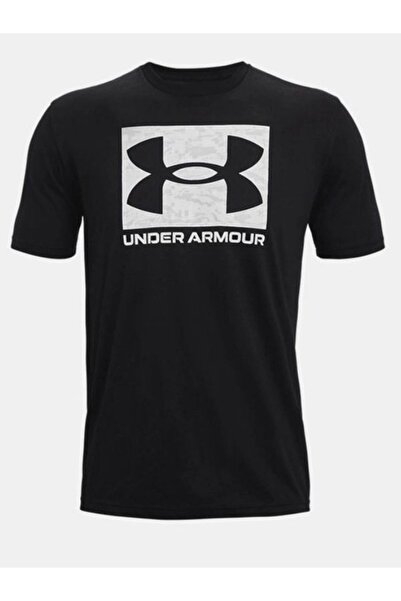 Under Armour Μπλουζάκι Abc Camo Boxed Logo Ss Erkek Siyah
