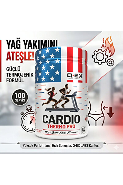 q-ex labs Qex Labs Cardio 700 Gr 100 Servis Kırmızı Meyve Aromalı