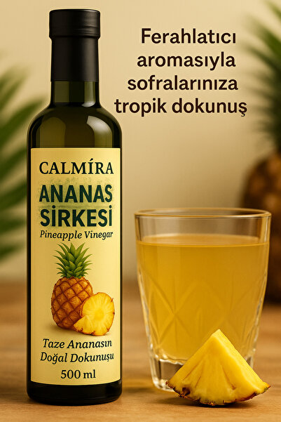 CALMİRA Ananas Sirkesi / Fermantasyon Pineapple Vinegar X 3 Adet