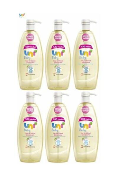 Uni Baby Baby Shampoo 900 MlX 6 Pieces