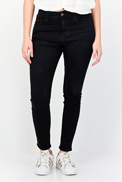 Esprit Women Skinny Fit Plain Stretchable Jeans, Black