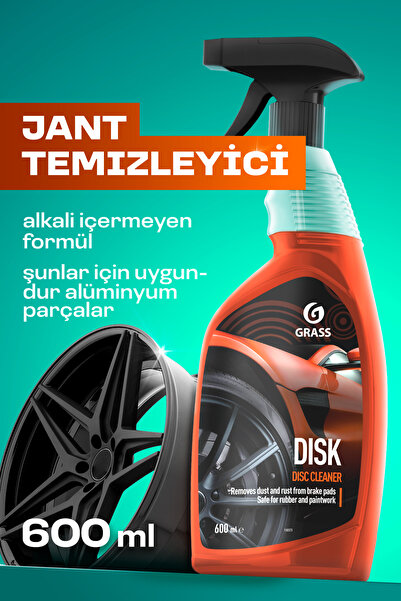 GRASS Disk & Jant Temizleyici Sprey 600ml – Balata Tozu, Pas Ve Yağ Lekeleri ...