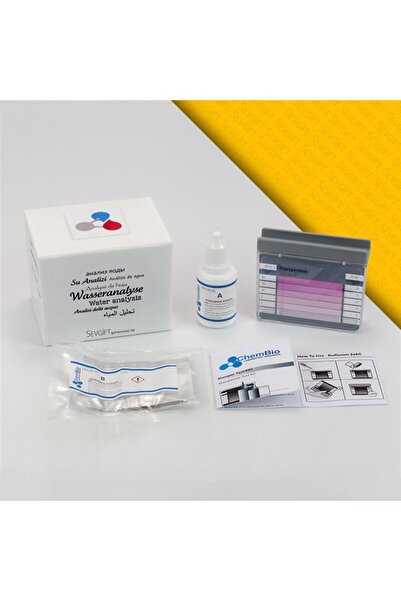 Sevgift Mangan Kiti (0-20 ppm) | Su Analiz Kiti – Kolorimetrik Ölçüm 100 Test