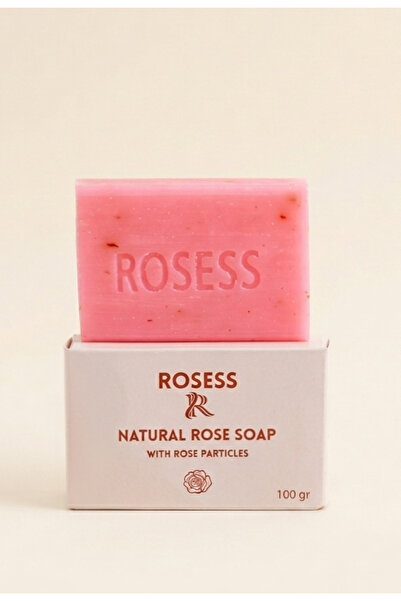 Rosess Doğal Gül Sabunu 100 gr | Cilt Arındırıcı & Ferahlatıcı