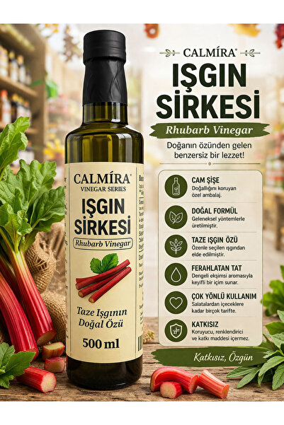CALMİRA Işgın Kökü Sirkesi 500 ml / Katkısız / Fermente Sirke / Işkın Vinegar...