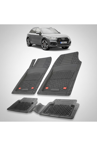 TEAMCAR Covorașe auto compatibile cu Audi Q5 FY SUV 2017-2025 |   Negru