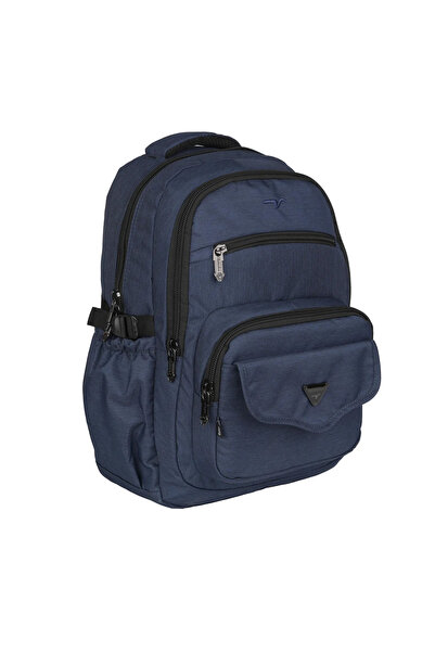 Relaxion Αδιάβροχο σχολικό σακίδιο πλάτης πολλαπλών ματιών Navy Blue 2056